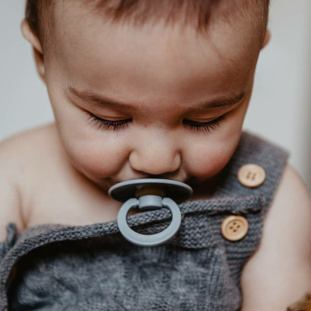 BIBS čiulptukų rinkinys 1 dydis (0 - 6 mėn.) Iron / Baby Blue (4852200669266)