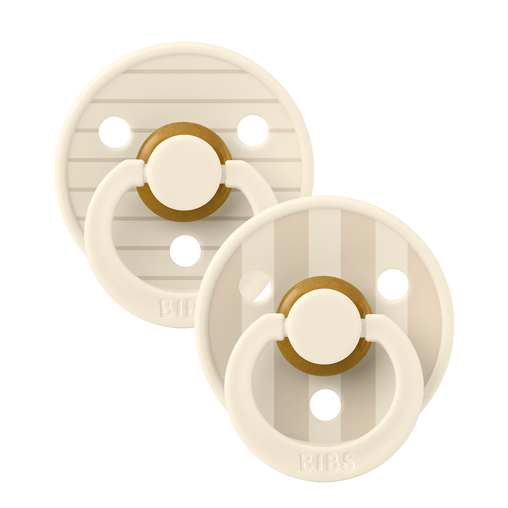 BIBS Studio Collection lutikomplekt suurus 1 (0-6 kuud) Pin Ivory Vanilla Mix