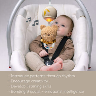 Taf Toys muzikinis pakabinamas žaislas Bear, 0 mėn.+