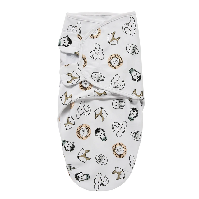 Meyco Baby kūdikio vystymo miegmaišis 0–3 mėn., Animal Multicolour – TOG 1.0