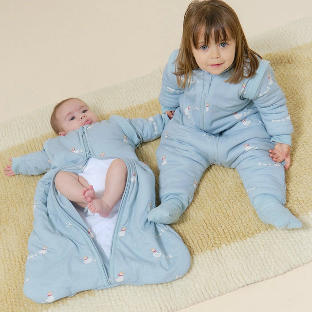 Molis&Co kūdikio miegmaišis su nusegamomis rankovėmis TOG 2.5 Duck Family