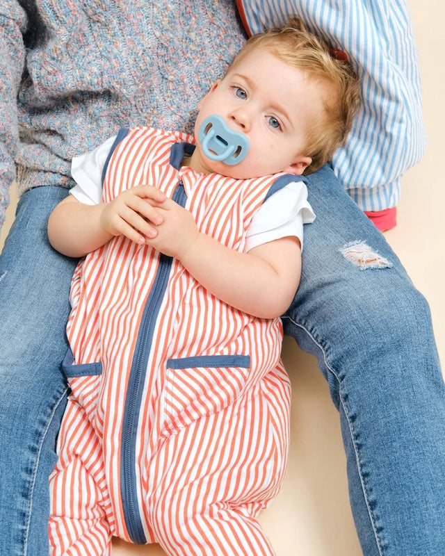 Molis&Co pižama - miegmaišis su kojytėmis ir atverčiamomis kojinėmis TOG 1 Sailor orange