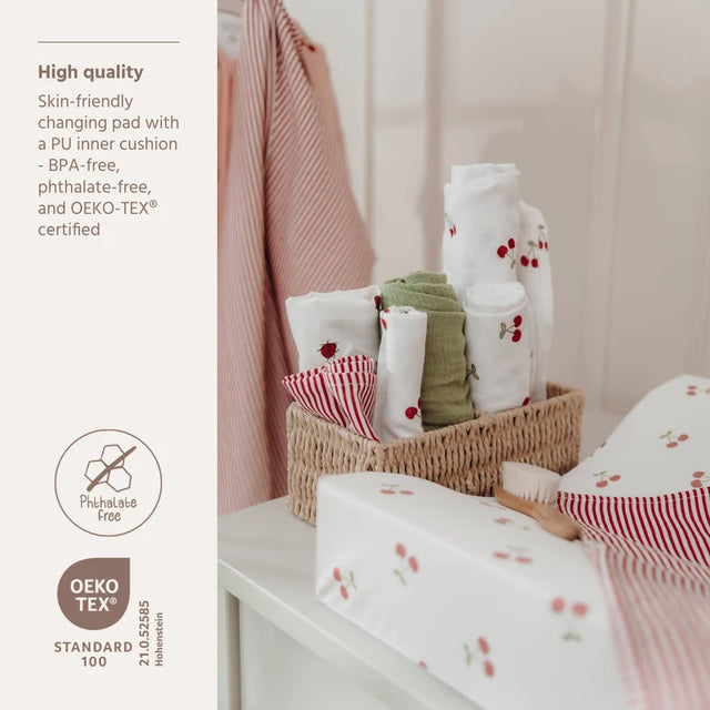 Meyco Baby vystymo lenta Cherry Natural, 50 × 70 cm