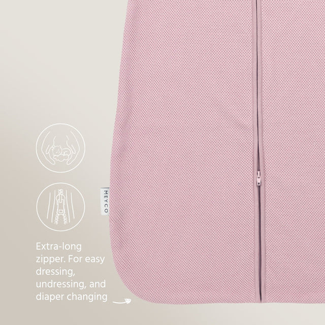 Meyco Baby Studio kūdikio miegmaišis Purple Pink, TOG 1.0