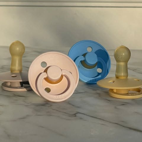 BIBS lutikomplekt suurus 1 (0 - 6 kuud) Iron / Baby Blue