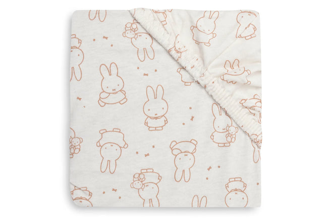 Jollein jersey paklodė su guma Miffy Moments - Light Terra