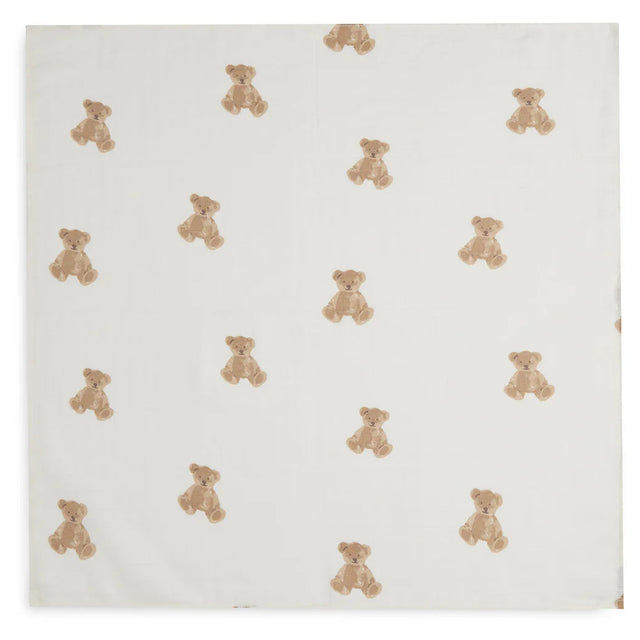 Jollein muslino vystyklai Teddy Bear 70x70 cm, 3 vnt.