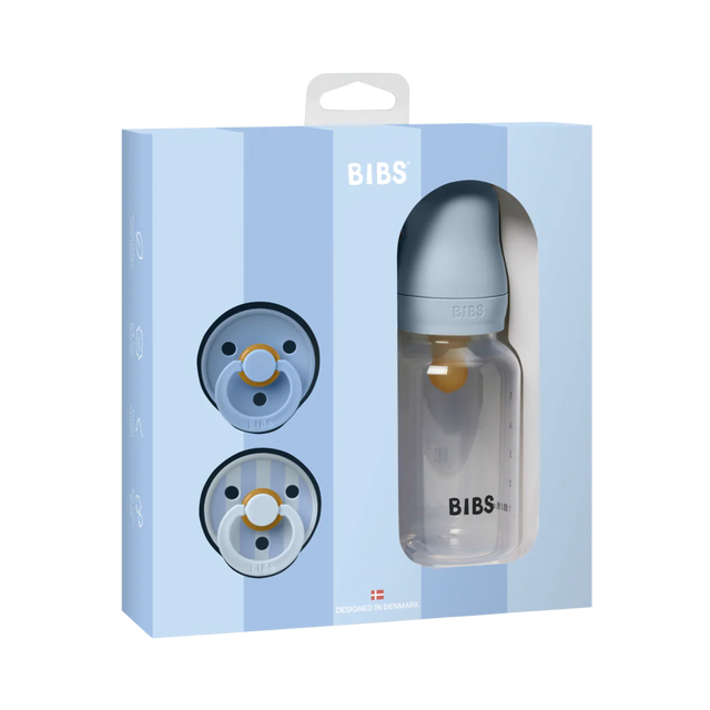 BIBS lutikomplekt suurus 2 (6 - 18 kuud) Sky Blue / Baby Blue
