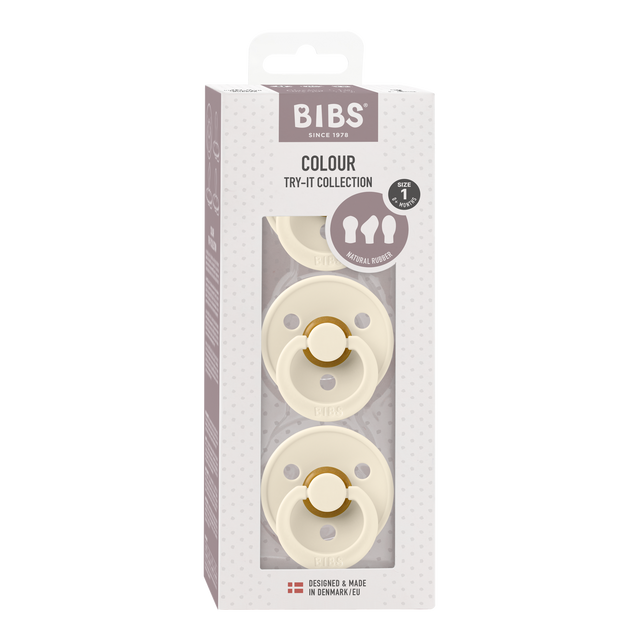 BIBS lutikomplekt Color Try-it 3 tk. Elevandiluu