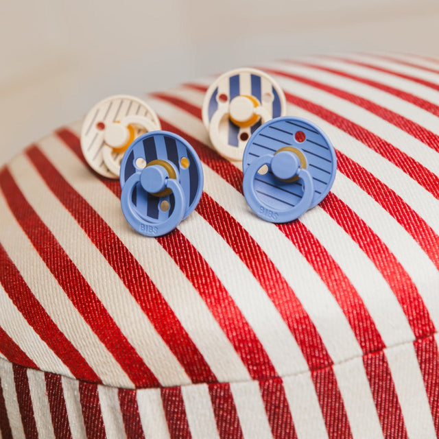 BIBS Studio Collection lutikomplekt suurus 1 (0 - 6 kuud) Pin Steel Blue Mix