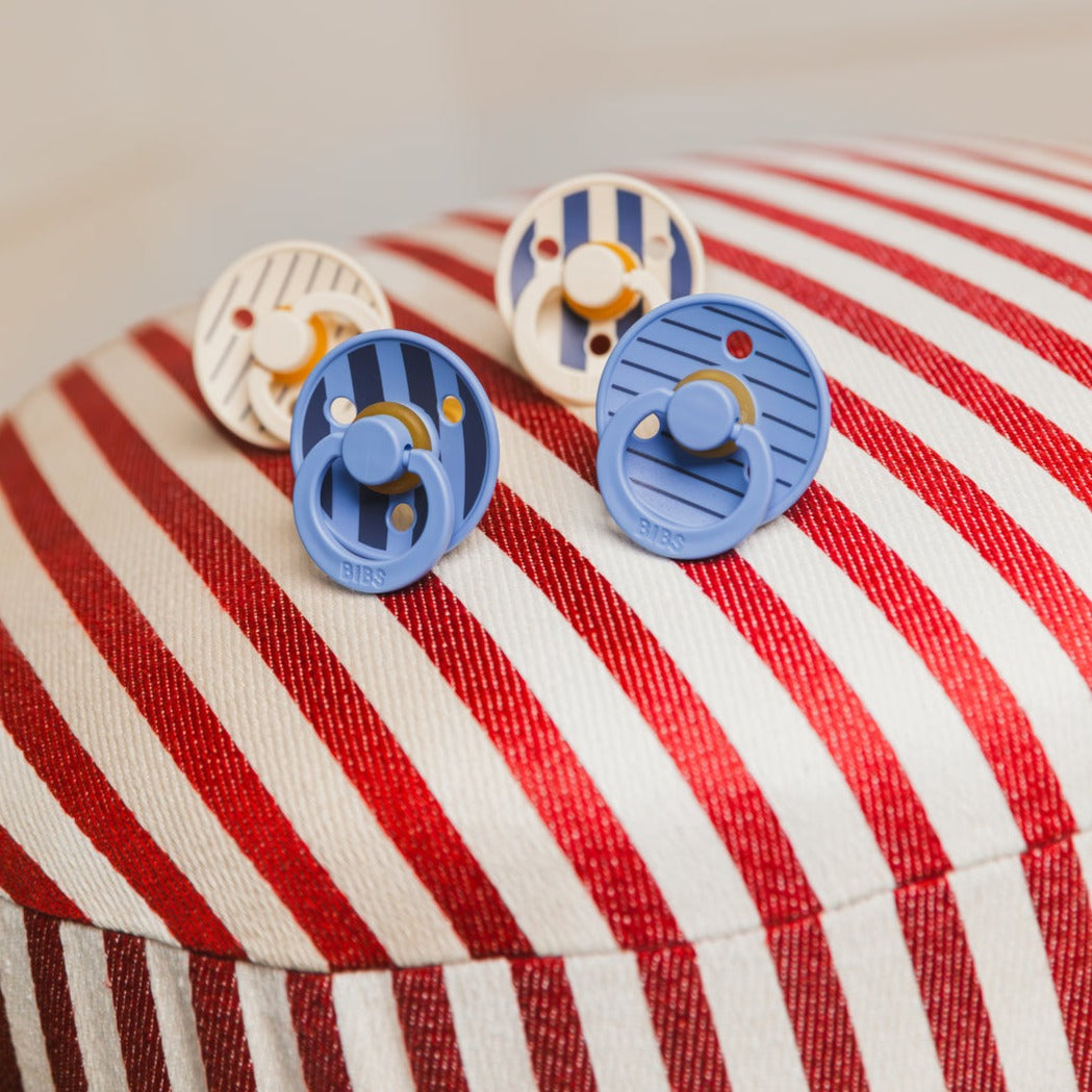 BIBS Studio Collection lutikomplekt suurus 1 (0-6 kuud) Pin Ivory Vanilla Mix