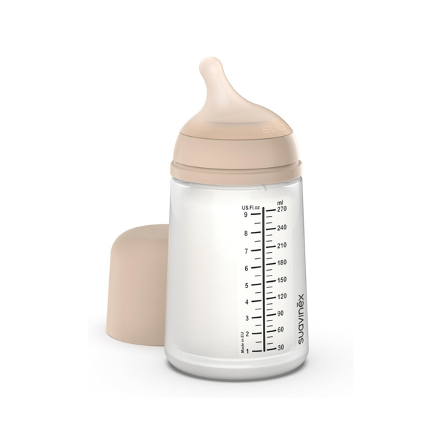 Suavinex Zero Zero Anti-Colic buteliukas su vidutinės srovės žinduku, 270 ml, Light