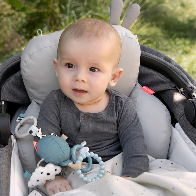 Autor: Deer Rippuv tegevusmänguasi peegliga Happy Clouds, sinine