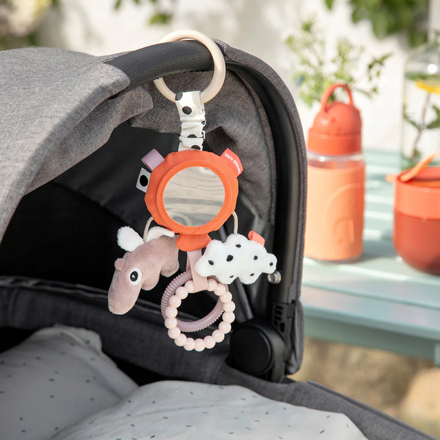 Deer rippuv tegevusmänguasi koos peegliga Happy clouds Papaya