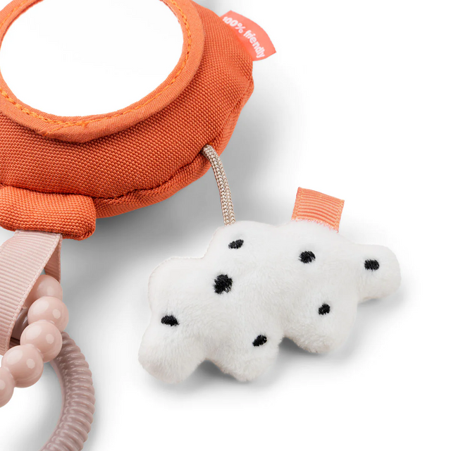 Deer rippuv tegevusmänguasi koos peegliga Happy clouds Papaya