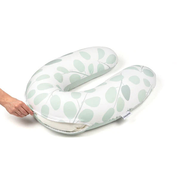 Doomoo Buddy toitmis- ja raseduspadi Leaves Aqua Green