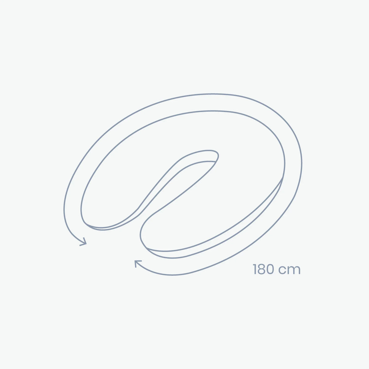 Doomoo Buddy toitmis- ja raseduspadi Tetra Jersey Blue