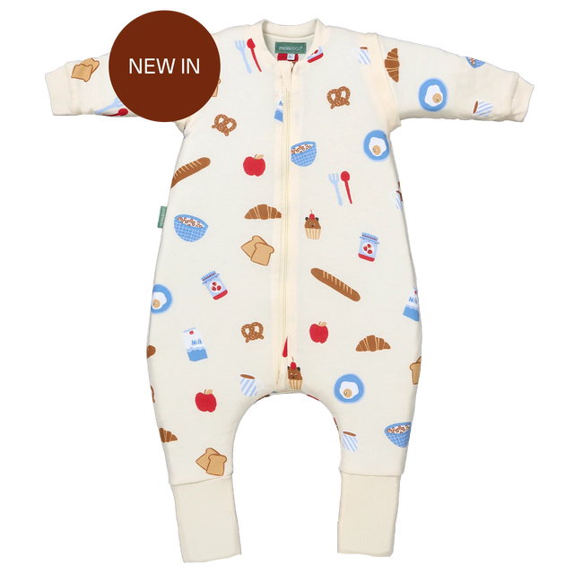 Molis&Co pižama - miegmaišis su rankovėmis, kojytėmis ir atverčiamomis kojinėmis TOG 1 Good morning