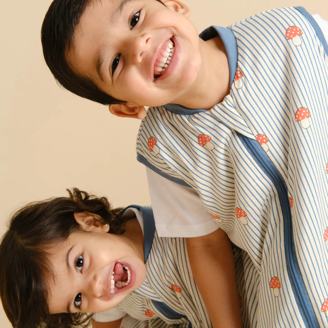 Molis&Co pižama - miegmaišis su kojytėmis ir atverčiamomis kojinėmis TOG 1 Mushrooms