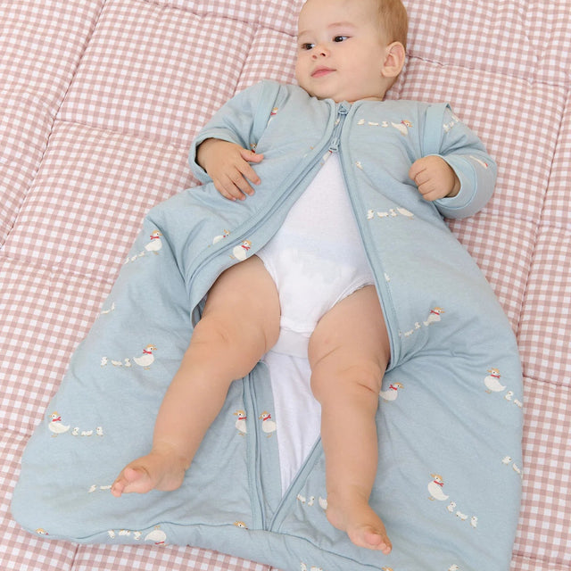 Molis&Co kūdikio miegmaišis su nusegamomis rankovėmis TOG 2.5 Duck Family