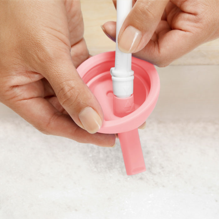 Munchkin Simple Clean kõrrega joogikõrs (roosa)