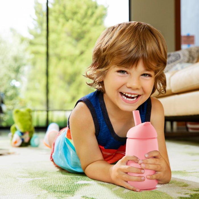 Munchkin Simple Clean kõrrega joogikõrs (roosa)