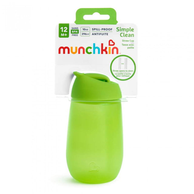 Munchkin Simple Clean kõrrega joogikõrs (roheline)