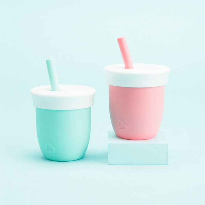 Munchkini silikoontops õlgedega (piparmünt)