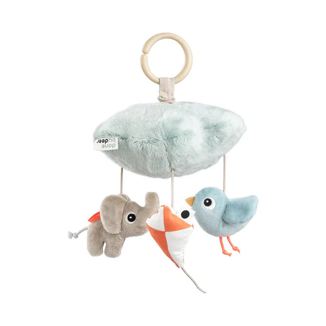 Deer muusikaline karussell peegliga "Sleepy" (sinine)