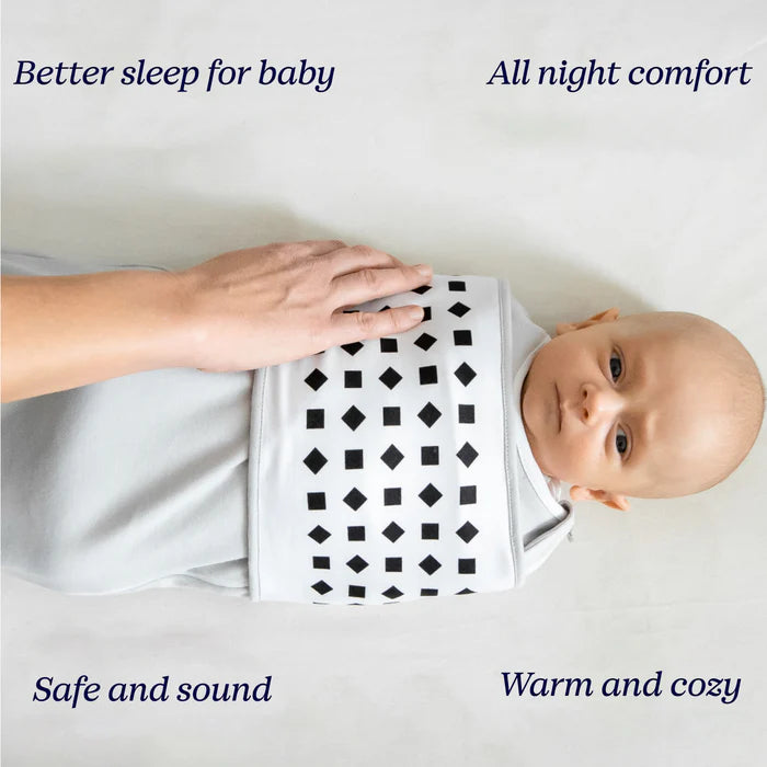 Nanit Breathing Wear Swaddle nutikas magamiskott (0-3 kuud) (valge)