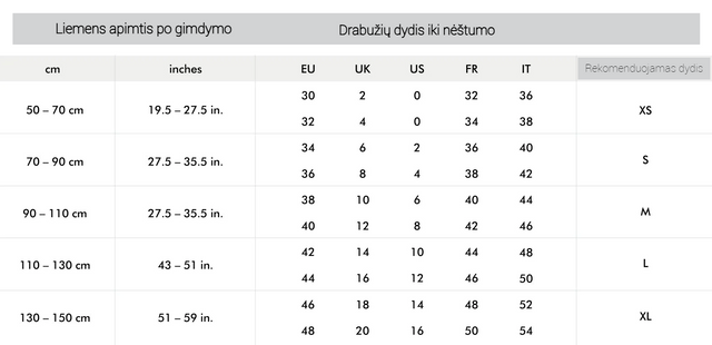 Lola&Lykke® kõhu taastav korsett pärast sünnitust ja/või C-sektsiooni