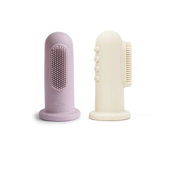 Mushie silikoonist hambaharja komplekt (mitmevärviline)