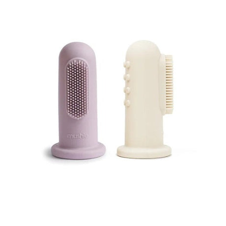 Mushie silikoonist hambaharja komplekt (mitmevärviline)