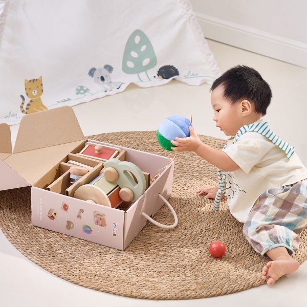 PolarB medinis edukacinis žaislų rinkinys Grow-with-Me Box (6 - 12 mėn.)