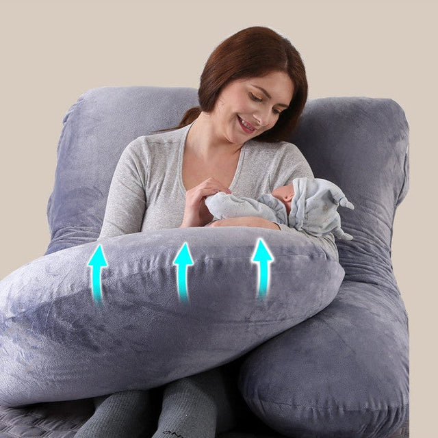 Doomoo Buddy toitmis- ja raseduspadi Tetra Jersey Green