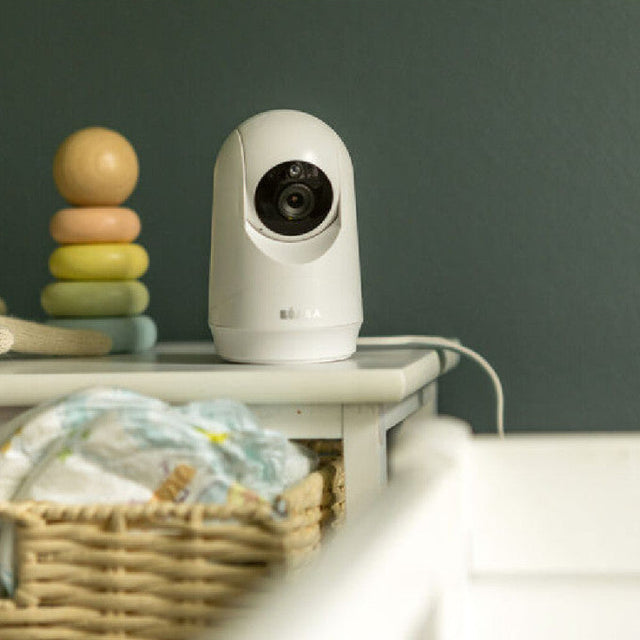 BEABA Zen+ 2 video auklė su 5" ekranu ir 360° kamera White