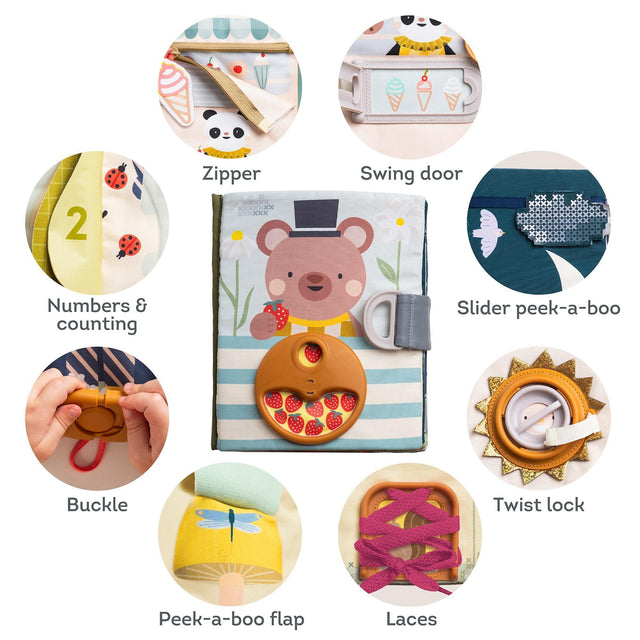 Taf Toys kahepoolne pehme raamat väikelastele "Lugu"