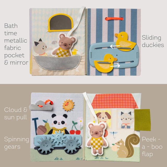 Taf Toys lavinamoji užimtumo knygelė My Home Busy Book, 18 mėn.+
