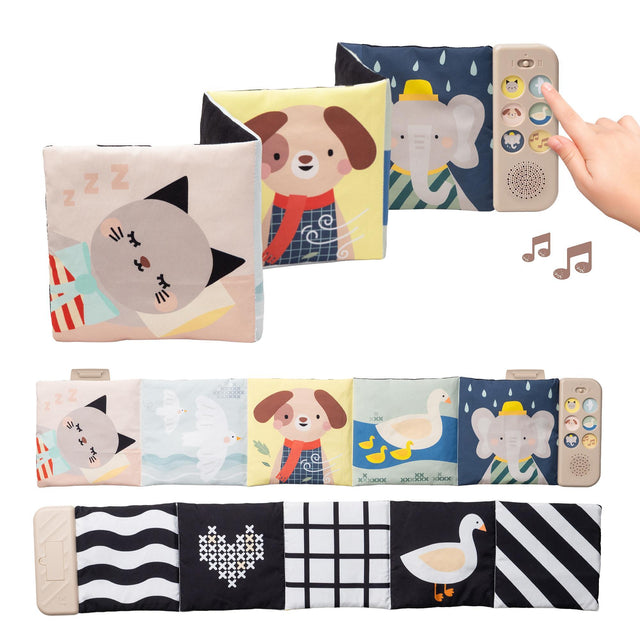 Taf Toys kahepoolne pehme raamat väikelastele "Lugu"