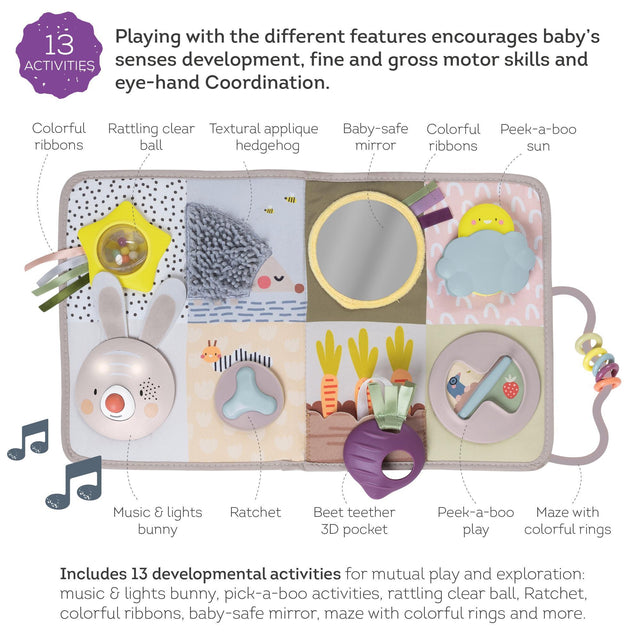 Taf Toys kahepoolne pehme raamat väikelastele "Lugu"