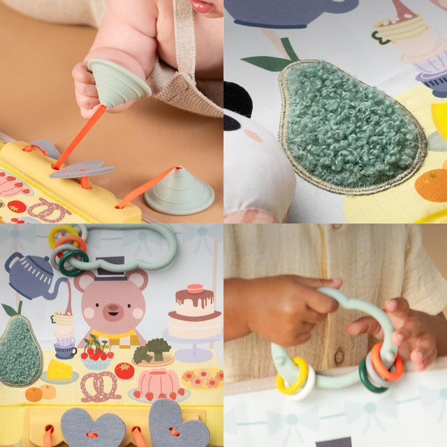 Taf Toys veiklos lenta - lavinamasis žaislas Peek, Pop & Play, 6+ mėn.