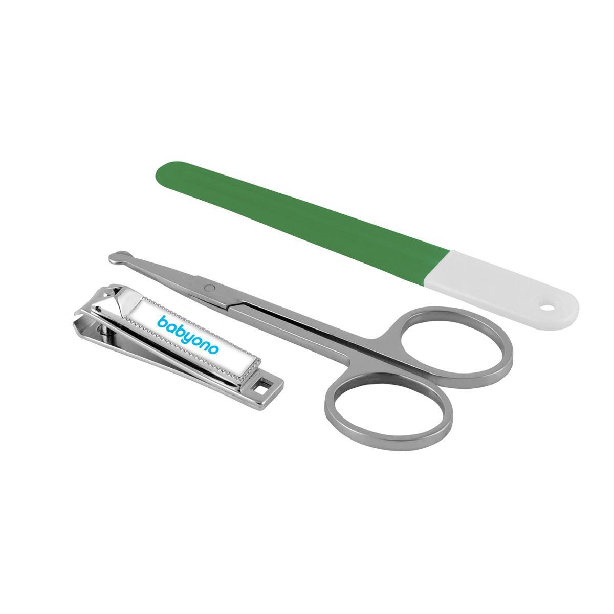 Manikiūro rinkinys kūdikiui BabyOno (žalia)