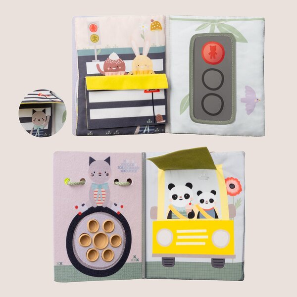 Taf Toys kahepoolne pehme raamat väikelastele "Lugu"