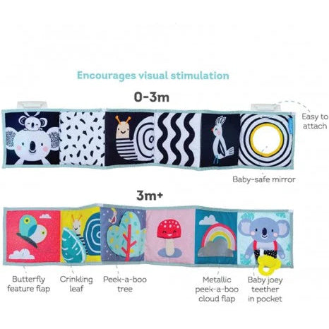 Taf Toys kahepoolne pehme raamat väikelastele "Lugu"