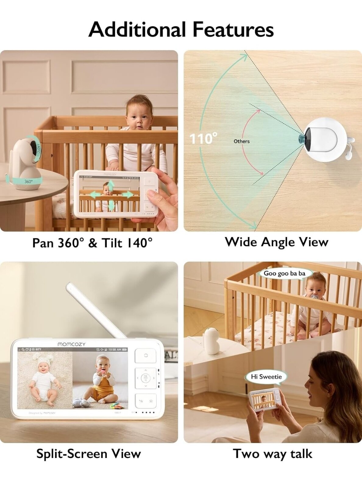 BBLUV Cäm HD video mobiilne lapsehoidja