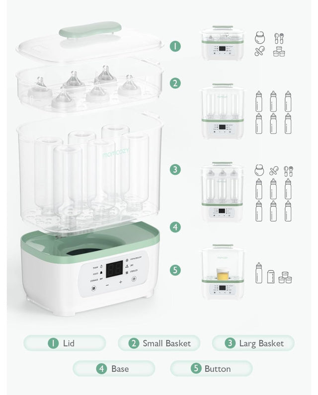 Baby Brezza SuperFast Sterilizer Dryer pudeli steriliseerimiskuivati