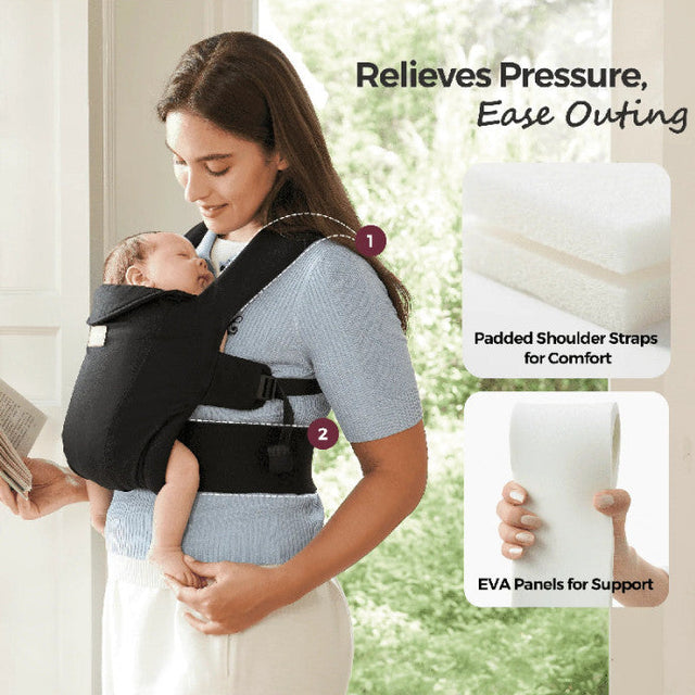 MOMCOZY ergonominė kūdikių nešioklė Weesnug Cotton Khaki