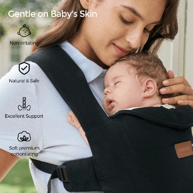 MOMCOZY ergonominė kūdikių nešioklė Weesnug Cotton Khaki