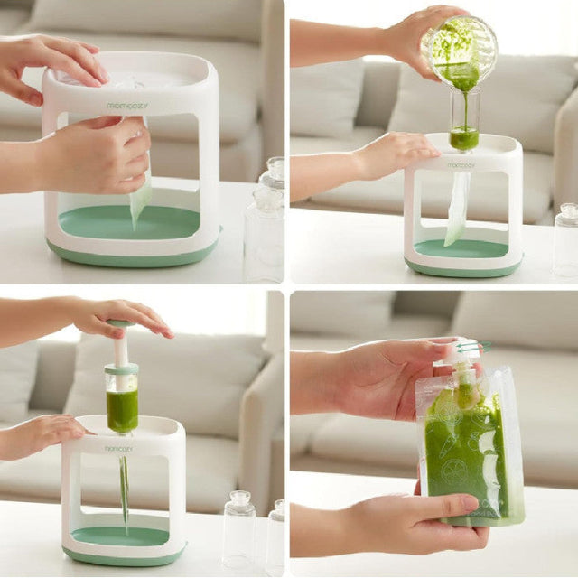 Twistshake korduvkasutatav pigistatav konteiner püreede jaoks (220 ml, erinevad värvid)