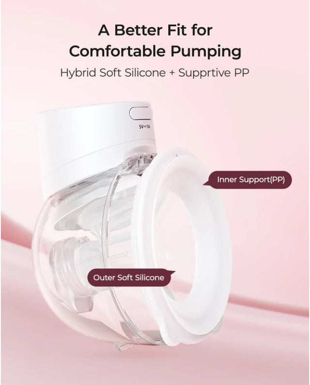 Momcozy nešiojamas belaidis pientraukis S12 Pro Quick, White
